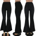 high stretch high waist bell bottom jeans NSYB65149