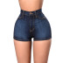 retro blue denim shorts NSYB65156