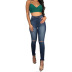 Skinny Hips Fashion Ladies Jeans NSYB65170