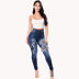 spring blue skinny ripped jeans NSYB65172