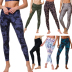 printed hip-fit tight-fitting nine-point leggings NSXIA65329