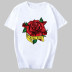 fashion rose printed tee NSATE61059