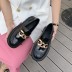 new fashion chain leather flat shoes  NSHU61101