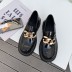 new fashion chain leather flat shoes  NSHU61101