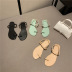 Flat Heel Soft Sole Comfortable Sandals  NSHU61105