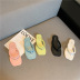 summer solid color thong sandals NSHU61108