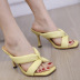 soft leather open toe temperament sandals NSHU61133