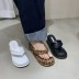 fashion solft flat thong sandals NSHU61143