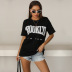 Summer New Printed Round Neck Casual Short Sleeve T-Shirt NSYYF61470