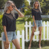 new chiffon summer hollow solid color round neck short-sleeved shirt NSYYF61478