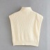 High-Neck Loose Knitted Vest NSHS61571