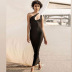 summer new one-shoulder hollow sexy vest dress NSFLY61758