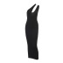 summer new one-shoulder hollow sexy vest dress NSFLY61758
