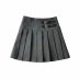 High-Waist Pleated Skirt NSHS61783