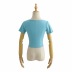Fashion summer new solid color cross T-shirt NSHS61806
