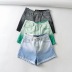 Gradient color summer new style thin high-waisted shorts NSHS61814