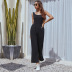 solid color sleeveless type casual loose jumpsuit  NSYYF61867