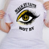 color big eyes printed short-sleeved t-shirt  NSAIT61984