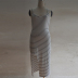wholesale women s clothing Nihaostyles Summer Striped Sling Slim Halter Slit Long One-piece Dress NSXIA65663