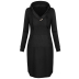 wholesale women s clothing Nihaostyles Fashion Solid Color Long Sleeve Hooded Dress NSXIA65499