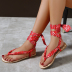 wholesale clothing vendors Nihaostyles Flat Flip Flop Sandals NSYUS67067