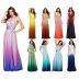 wholesale clothing vendors Nihaostyles cross-back sexy strappy gradient long dress NSYSM67102