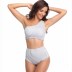 wholesale clothing vendors Nihaostyles one-shoulder striped split high waist swimsuit NSGM67113