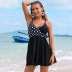 wholesale clothing vendors Nihaostyles printed skirt split swimsuit  NSGM67124