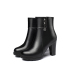 nihaostyle clothing wholesale Block heel high heel side zip short boots NSYUS67187