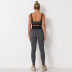 wholesale vendedor de ropa Nihaostyles a rayas a prueba de golpes belleza espalda sujetador pantalones yoga conjunto de deportes NSLX67219