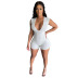 wholesale clothing vendor Nihaostyles Deep V Neck Sleeveless Slim Jumpsuit NSCN67226