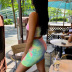 wholesale clothing vendor Nihaostyles new tie-dye sling tube top skirt fashion set NSHTL67332