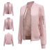 wholesale women s clothing Nihaostyles solid color zip jacket NSNXH67393