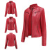 wholesale women s clothing Nihaostyles spring and autumn thin locomotive leather jacket NSNXH67398