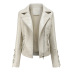 wholesale women s clothing Nihaostyles  woven leather jacket   NSNXH67417