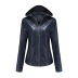 wholesale women s clothing Nihaostyles removable hooded leather jacket  NSNXH67427