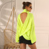 wholesale women s clothing Nihaostyles fluorescent color pile collar loose sweater NSYX67429