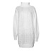 wholesale women s clothing Nihaostyles loose high neck long sleeve twist knit sweater dress NSYX67431
