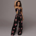 Lace-Up Tube Top Loose Casual Trouser Set NSHTL67490