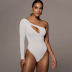 nihaostyle clothing wholesale new sexy hollow one-shoulder long-sleeved jumpsuit NSHTL67546