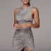 wholesale clothing vendor Nihaostyles sleeveless adjustable drawstring dress NSHTL67603
