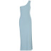 one-shoulder slits temperament thin mid-length dress wholesale women s clothing Nihaostyles NSHTL67607