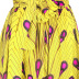 V-Neck Pop Digital Print Irregular Pleated Dress NSMDF67678