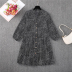 fashion v-neck polka dot printing three-quarter sleeve dress wholesale women s clothing Nihaostyles NSXIA67754