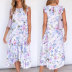 Loose ruffled sleeve printed dress wholesale women s clothing Nihaostyles NSSUO67751