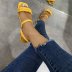flat bottom square toe slippers wholesale women s clothing Nihaostyles NSJJX67776