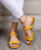flat-bottomed square head sandals wholesale women s clothing Nihaostyles NSJJX67780