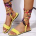new print strap sandals wholesale women s clothing Nihaostyles NSJJX67784