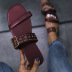 rivets decorated flat sandals wholesale women s clothing Nihaostyles NSLAX67875