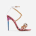 high heels rhinestone strap snake sandals wholesale women s clothing Nihaostyles NSLAX67882
